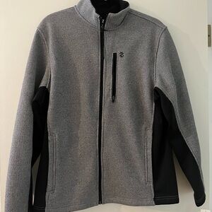 Men's Gray & Black Jacket